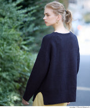 羊絨風氣質V領毛衣