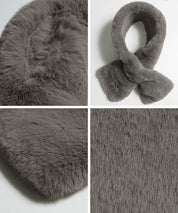 童裝 仿毛絨領巾