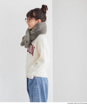 童裝 仿毛絨領巾