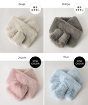 童裝 仿毛絨領巾