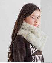 童裝 仿毛絨領巾