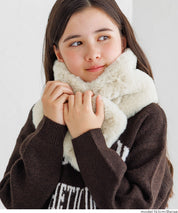 童裝 仿毛絨領巾