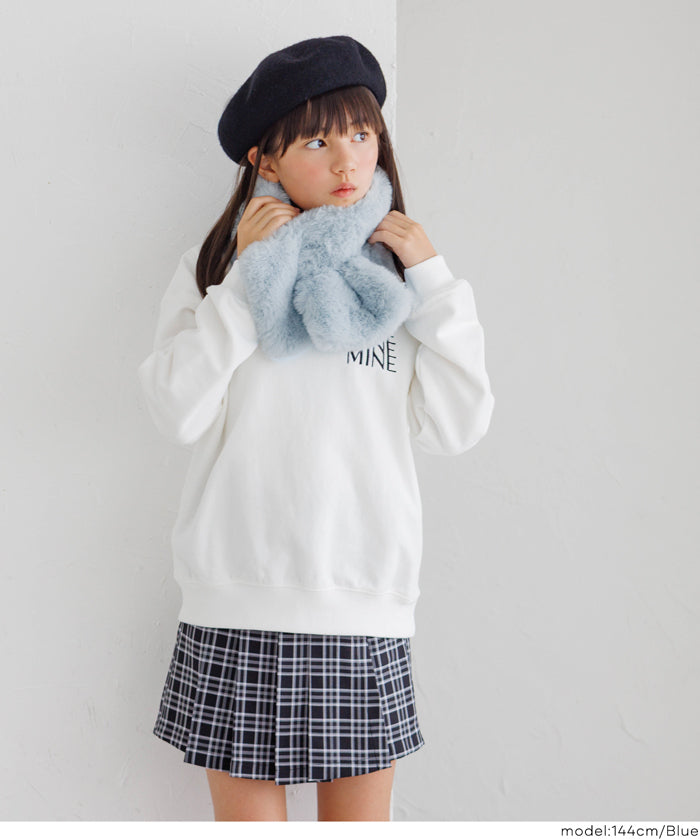 童裝 仿毛絨領巾