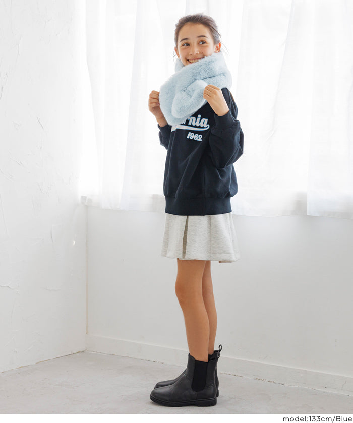 童裝 仿毛絨領巾