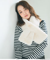 仿毛絨窄版領巾