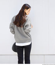 雙層提花LOGO針織上衣