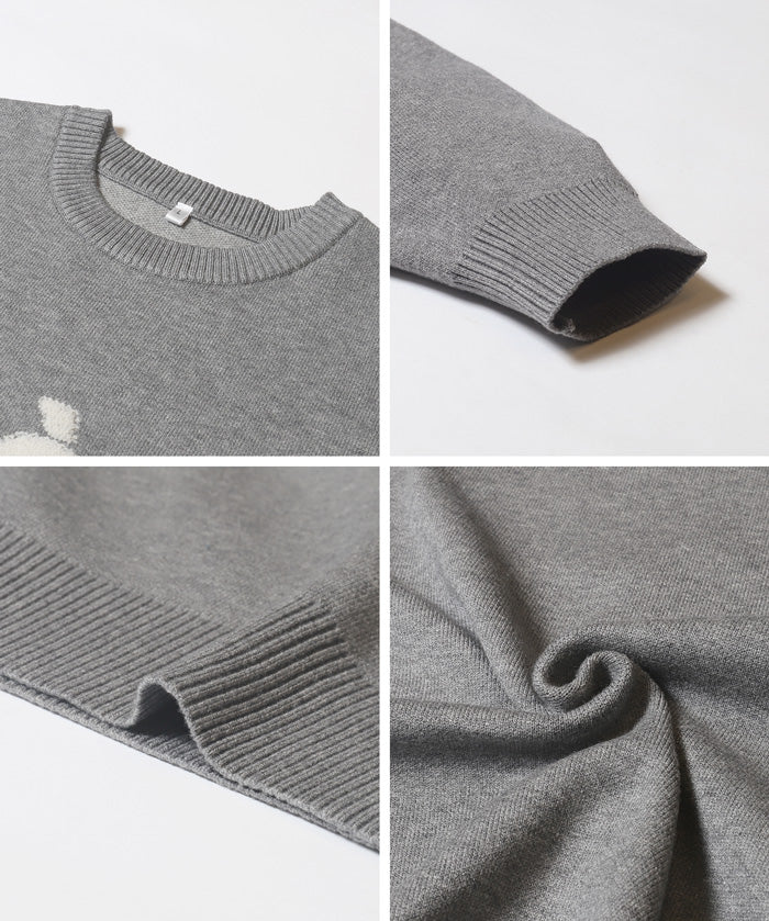 雙層提花LOGO針織上衣