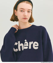 雙層提花LOGO針織上衣