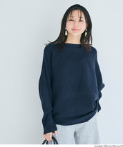 限時優惠★蝙蝠袖船領針織衫