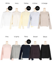 限時優惠★蝙蝠袖船領針織衫