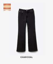 【DAILY WARM】內刷毛牛仔喇叭褲