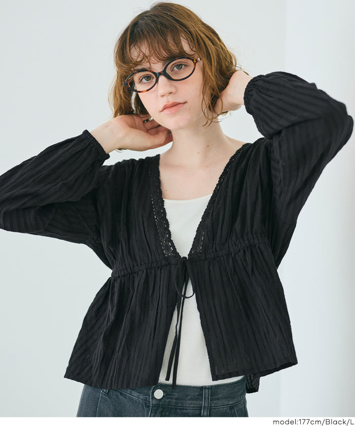 棉質多比條紋襯衫