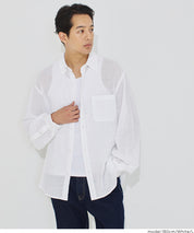 竹節紗襯衫