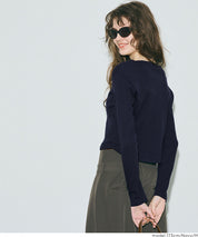 羅紋圓弧下擺開襟衫