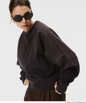 厚磅插肩袖大學T