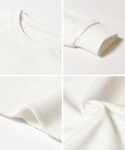 厚磅插肩袖大學T