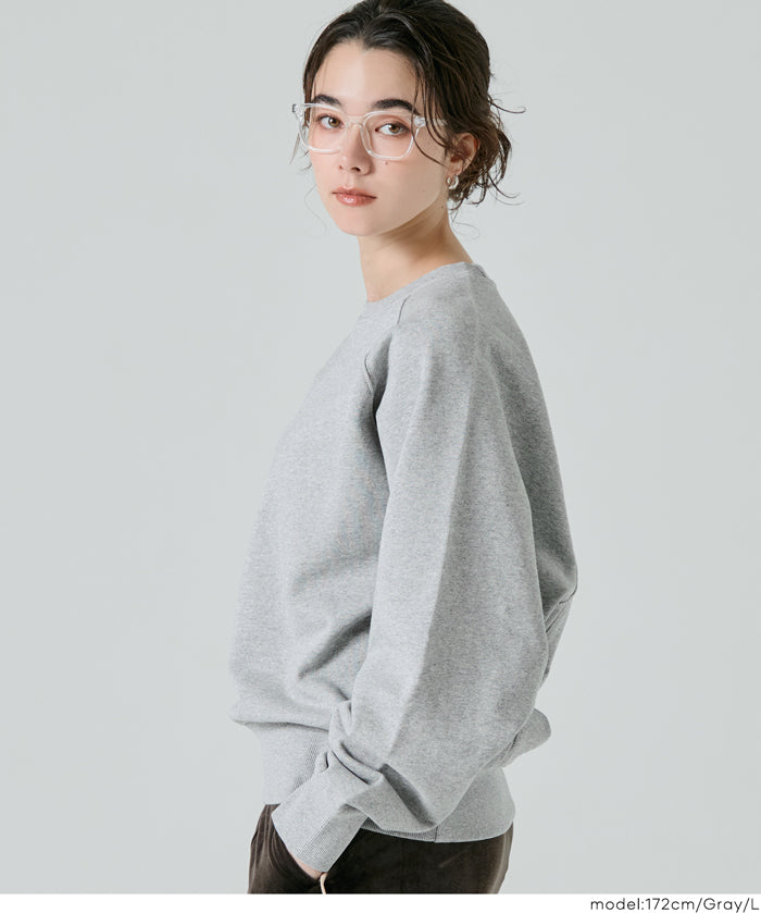 厚磅插肩袖大學T