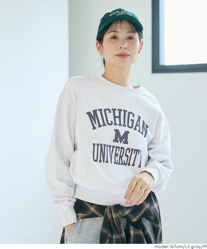 限時優惠★厚磅學院風LOGO大學T