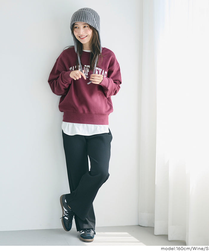 限時優惠★厚磅學院風LOGO大學T