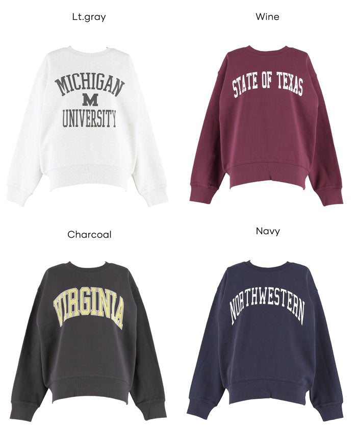 限時優惠★厚磅學院風LOGO大學T