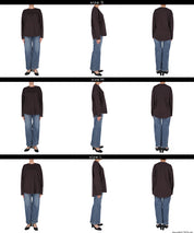 LOGO圓弧下擺長袖T恤