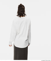 LOGO圓弧下擺長袖T恤