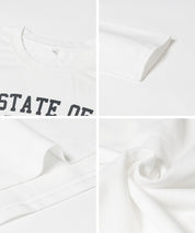 LOGO圓弧下擺長袖T恤