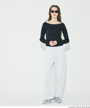 絲滑棉質一字領T恤