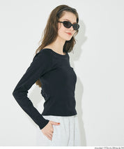 絲滑棉質一字領T恤