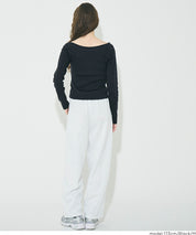 絲滑棉質一字領T恤