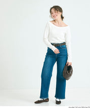 絲滑棉質一字領T恤