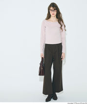 絲滑棉質一字領T恤