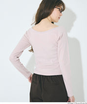 絲滑棉質一字領T恤