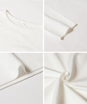 絲滑棉質側開衩T恤