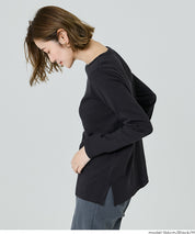 絲滑棉質側開衩T恤