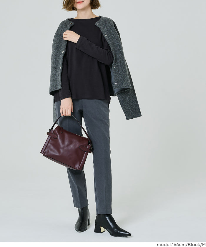 絲滑棉質側開衩T恤