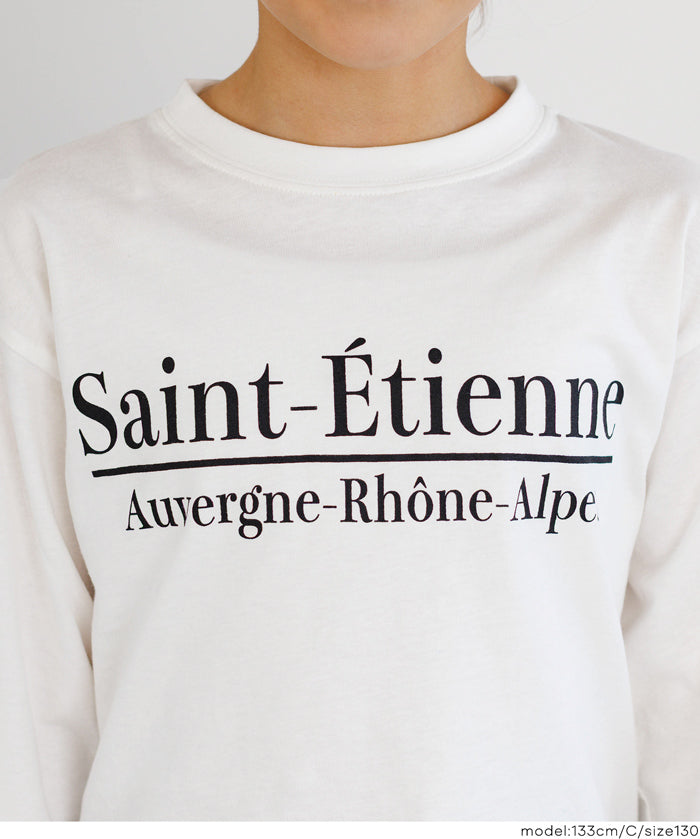 童裝 親子同款 LOGO圓弧下擺T恤