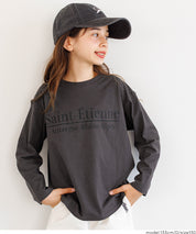 童裝 親子同款 LOGO圓弧下擺T恤