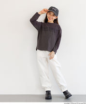 童裝 親子同款 LOGO圓弧下擺T恤