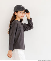 童裝 親子同款 LOGO圓弧下擺T恤