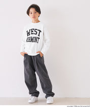 童裝 親子同款 LOGO圓弧下擺T恤