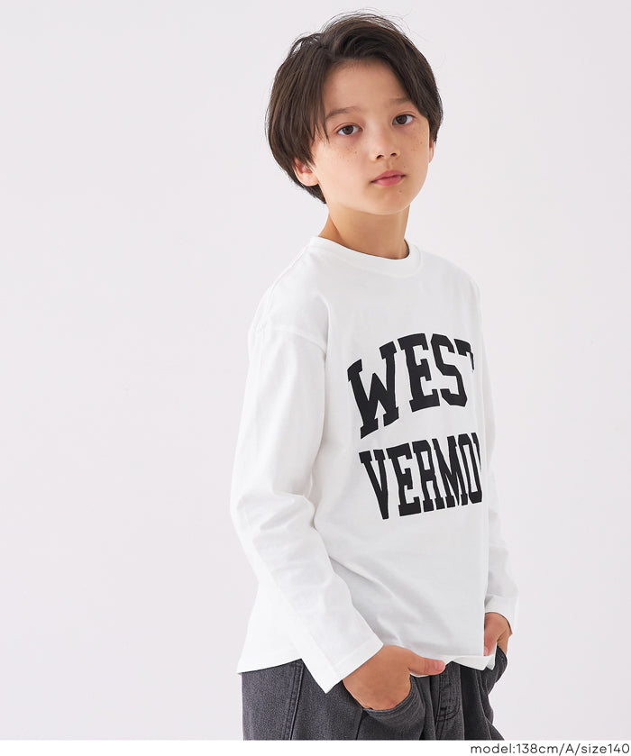 童裝 親子同款 LOGO圓弧下擺T恤