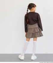 童裝 親子同款 LOGO圓弧下擺T恤