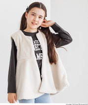 童裝 LOGO圓弧下擺長袖T恤