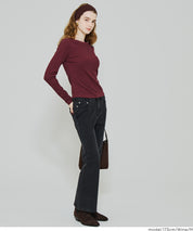 設計感船領羅紋上衣