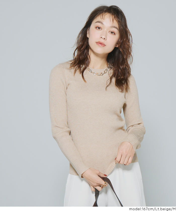 【極上針織】基礎多色圓領上衣