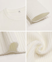 【極上針織】基礎多色圓領上衣