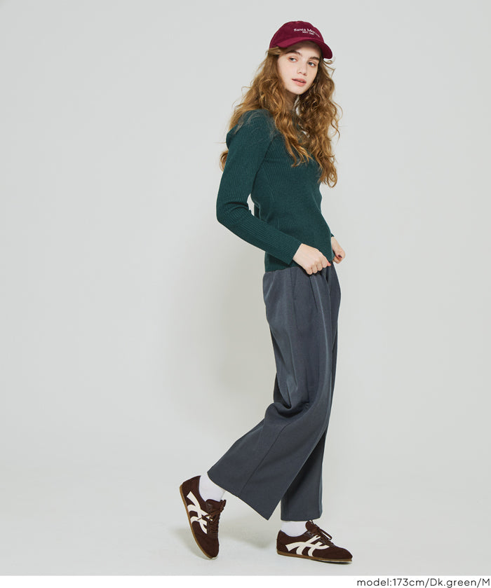 【極上針織】基礎多色圓領上衣