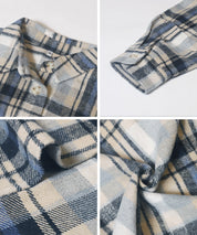 可水洗 厚實磨毛格紋外套