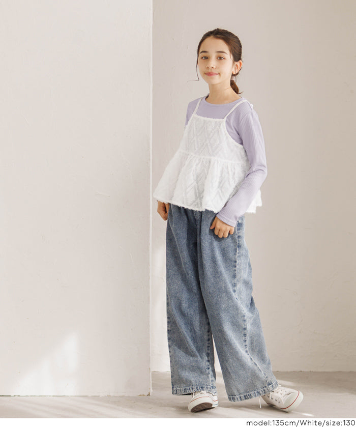 兩件套 設計感吊帶背心＆螺紋上衣